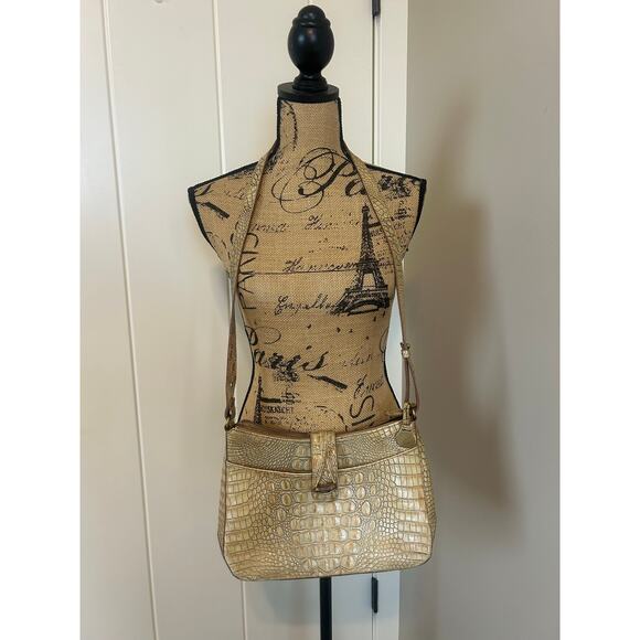 Brahmin Handbags - Vintage Brahmin Isabelle Croc-Embossed Leather Purse